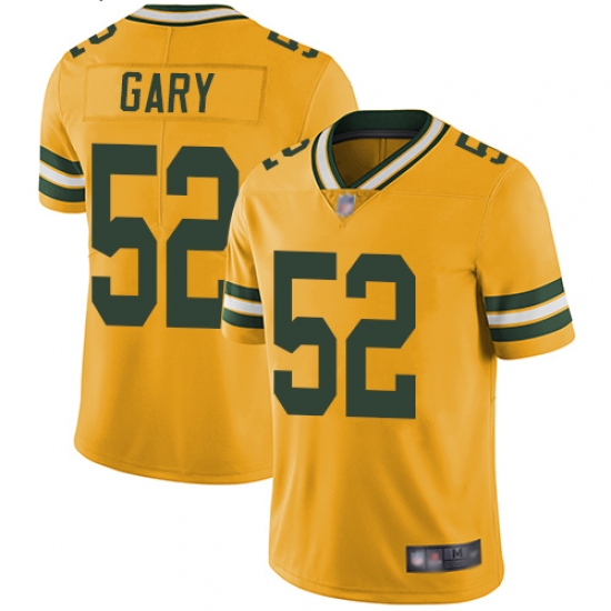 Packers 52 Rashan Gary Yellow Men Stitched Football Limited Rush Jersey Packers 52 Rashan Gary Yellow Men Stitched Football Limited Rush Jersey