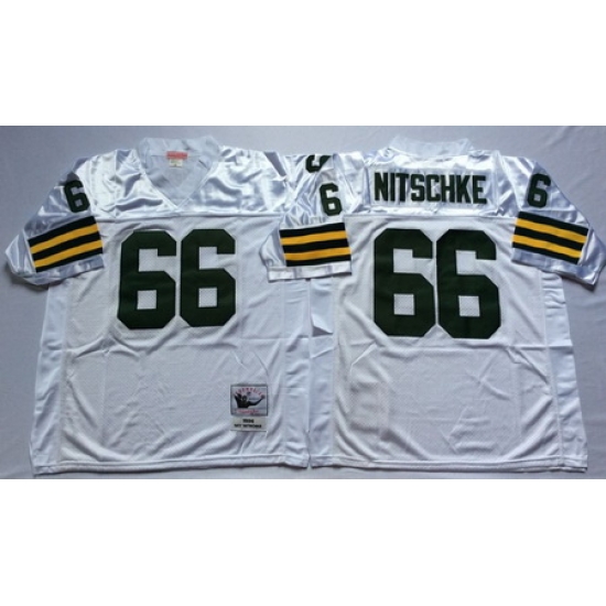 Packers 66 Ray Nitschke White Long Sleeve Throwback Jersey Packers 66 Ray Nitschke White Long Sleeve Throwback Jersey