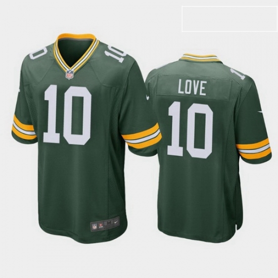 men jordan love green bay packers green game jersey men jordan love green bay packers green game jersey