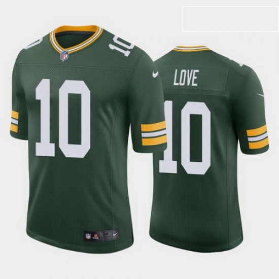 men jordan love green bay packers green vapor limited jersey men jordan love green bay packers green vapor limited jersey