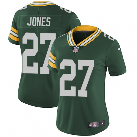 Nike Packers #27 Josh Jones Green Team Color Womens Stitched NFL Vapor Untouchable Limited Jersey Nike Packers #27 Josh Jones Green Team Color Womens Stitched NFL Vapor Untouchable Limited Jersey