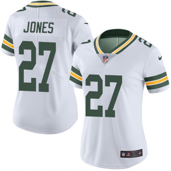 Nike Packers #27 Josh Jones White Womens Stitched NFL Vapor Untouchable Limited Jersey Nike Packers #27 Josh Jones White Womens Stitched NFL Vapor Untouchable Limited Jersey
