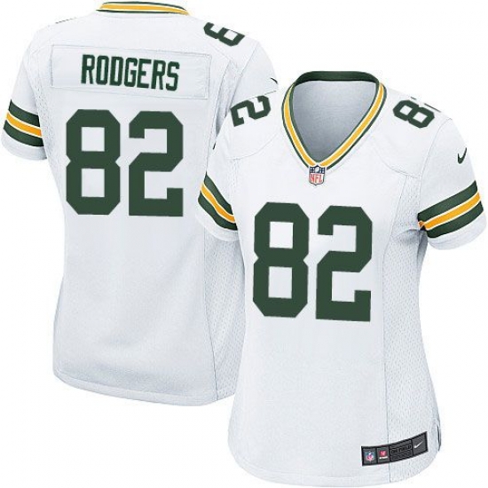 Nike Packers #82 Richard Rodgers White Womens Stitched NFL Elite Jersey Nike Packers #82 Richard Rodgers White Womens Stitched NFL Elite Jersey