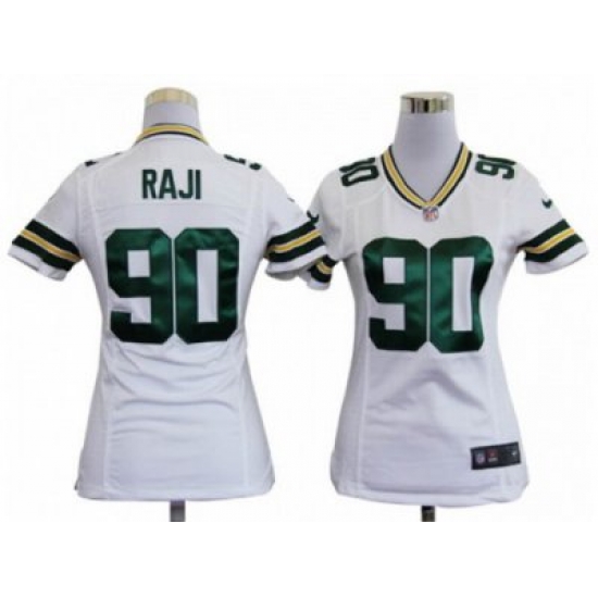 Nike Women Green Bay Packers #90 B.J. Raji White Jerseys Nike Women Green Bay Packers #90 B.J. Raji White Jerseys