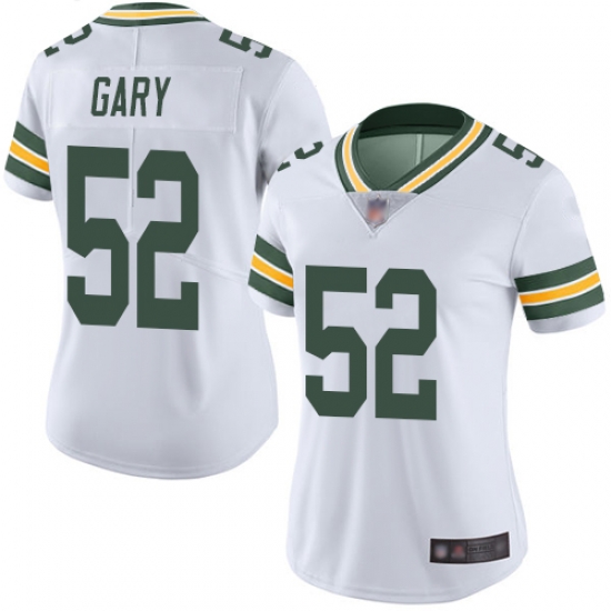 Packers 52 Rashan Gary White Women Stitched Football Vapor Untouchable Limited Jersey Packers 52 Rashan Gary White Women Stitched Football Vapor Untouchable Limited Jersey