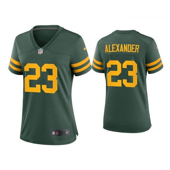 Women Green Bay Packers 23 Jaire Alexander Alternate Game Green Jersey Women Green Bay Packers 23 Jaire Alexander Alternate Game Green Jersey