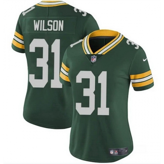 Women Green Bay Packers 31 Emanuel Wilson Green Vapor Untouchable Limited Stitched Jersey Women Green Bay Packers 31 Emanuel Wilson Green Vapor Untouchable Limited Stitched Jersey