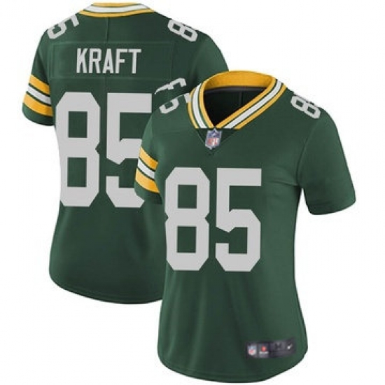 Women Green Bay Packers 85 Tucker Kraft Green Vapor Untouchable Stitched Football Jersey Women Green Bay Packers 85 Tucker Kraft Green Vapor Untouchable Stitched Football Jersey