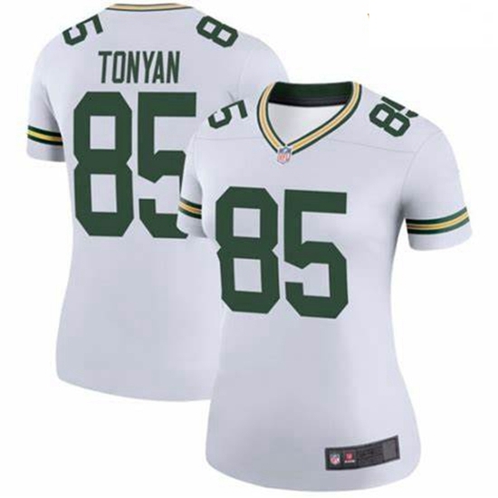 Women Green Bay Packers Robert Tonyan White Vapor Limited Jersey Women Green Bay Packers Robert Tonyan White Vapor Limited Jersey