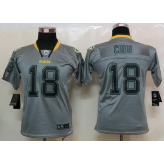 Women Nike Green Bay Packers #18 Randall Cobb Grey Lights Out Elite NFL Jerseys Women Nike Green Bay Packers #18 Randall Cobb Grey Lights Out Elite NFL Jerseys