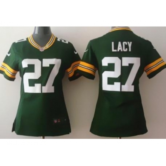 Women Nike Green Bay Packers 27 Eddie Lacy Green NFL Jerseys Women Nike Green Bay Packers 27 Eddie Lacy Green NFL Jerseys