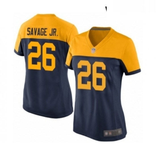 Womens Green Bay Packers 26 Darnell Savage Jr Game Navy Blue Alternate Football Jersey Womens Green Bay Packers 26 Darnell Savage Jr Game Navy Blue Alternate Football Jersey