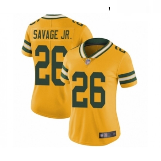 Womens Green Bay Packers 26 Darnell Savage Jr Limited Gold Rush Vapor Untouchable Football Jersey Womens Green Bay Packers 26 Darnell Savage Jr Limited Gold Rush Vapor Untouchable Football Jersey