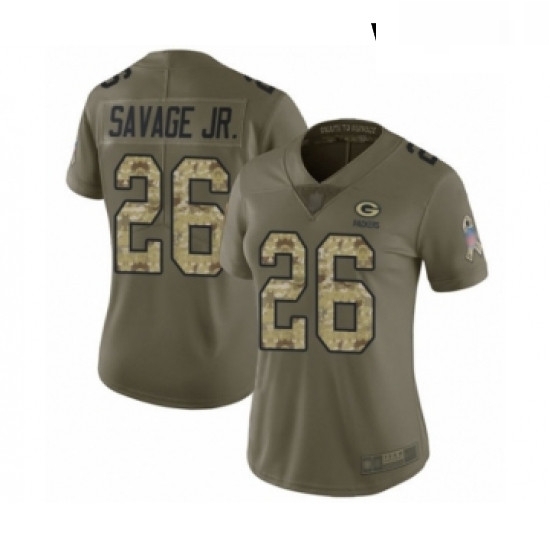 Womens Green Bay Packers 26 Darnell Savage Jr Limited Olive Camo 2017 Salute to Service Football Jersey Womens Green Bay Packers 26 Darnell Savage Jr Limited Olive Camo 2017 Salute to Service Football Jersey