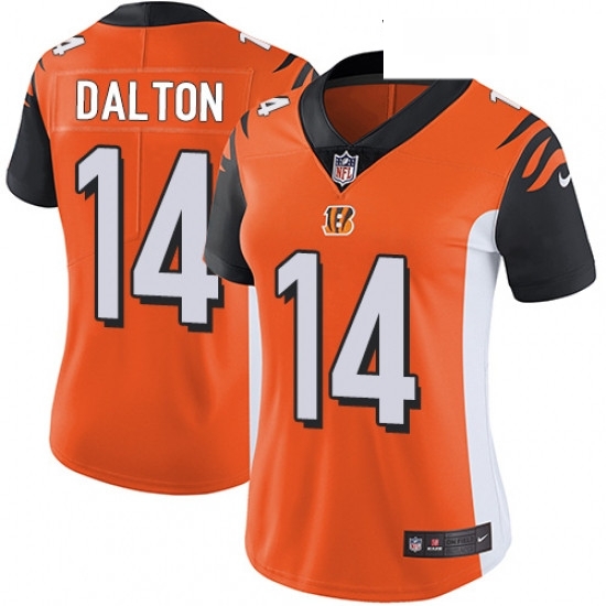 Womens Nike Cincinnati Bengals 14 Andy Dalton Elite Orange Alternate NFL Jersey Womens Nike Cincinnati Bengals 14 Andy Dalton Elite Orange Alternate NFL Jersey