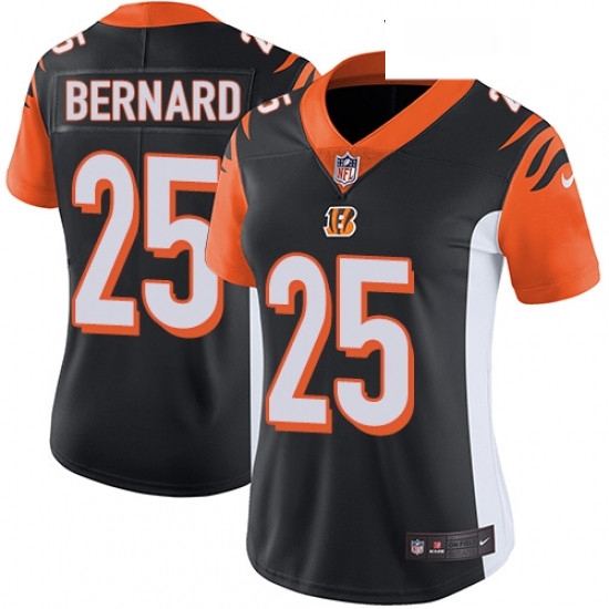 Womens Nike Cincinnati Bengals 25 Giovani Bernard Vapor Untouchable Limited Black Team Color NFL Jersey Womens Nike Cincinnati Bengals 25 Giovani Bernard Vapor Untouchable Limited Black Team Color NFL Jersey