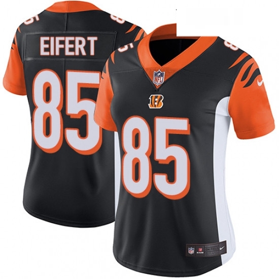 Womens Nike Cincinnati Bengals 85 Tyler Eifert Vapor Untouchable Limited Black Team Color NFL Jersey Womens Nike Cincinnati Bengals 85 Tyler Eifert Vapor Untouchable Limited Black Team Color NFL Jersey
