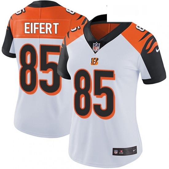 Womens Nike Cincinnati Bengals 85 Tyler Eifert Vapor Untouchable Limited White NFL Jersey Womens Nike Cincinnati Bengals 85 Tyler Eifert Vapor Untouchable Limited White NFL Jersey