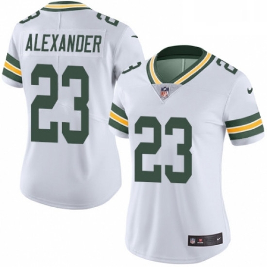 Womens Nike Green Bay Packers 23 Jaire Alexander White Vapor Untouchable Limited Player NFL Jersey Womens Nike Green Bay Packers 23 Jaire Alexander White Vapor Untouchable Limited Player NFL Jersey