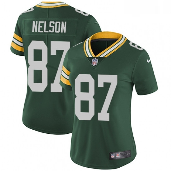 Womens Nike Green Bay Packers 87 Jordy Nelson Green Team Color Vapor Untouchable Limited Player NFL Jersey Womens Nike Green Bay Packers 87 Jordy Nelson Green Team Color Vapor Untouchable Limited Player NFL Jersey