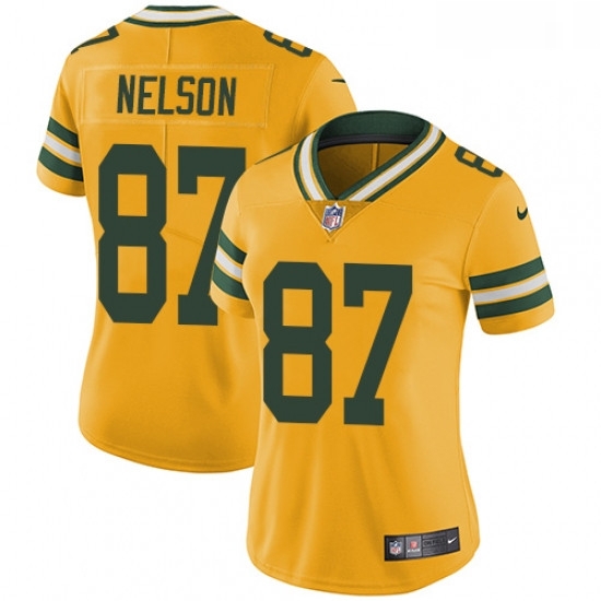 Womens Nike Green Bay Packers 87 Jordy Nelson Limited Gold Rush Vapor Untouchable NFL Jersey Womens Nike Green Bay Packers 87 Jordy Nelson Limited Gold Rush Vapor Untouchable NFL Jersey