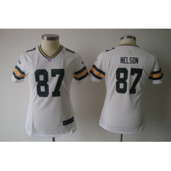 Womens Nike Green Bay Packers 87 Nelson White Nike NFL Jerseys Womens Nike Green Bay Packers 87 Nelson White Nike NFL Jerseys