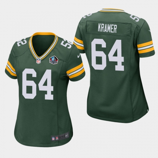 women packers jerry kramer green hall of fame game jersey women packers jerry kramer green hall of fame game jersey