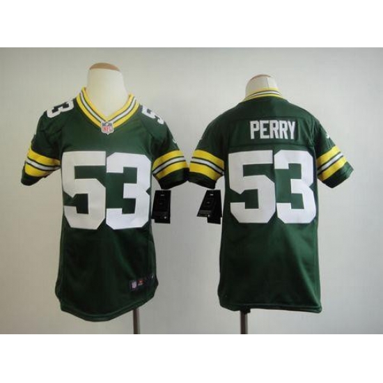 Nike Packers #53 Nick Perry Green Team Color Youth Stitched NFL Elite Jersey Nike Packers #53 Nick Perry Green Team Color Youth Stitched NFL Elite Jersey