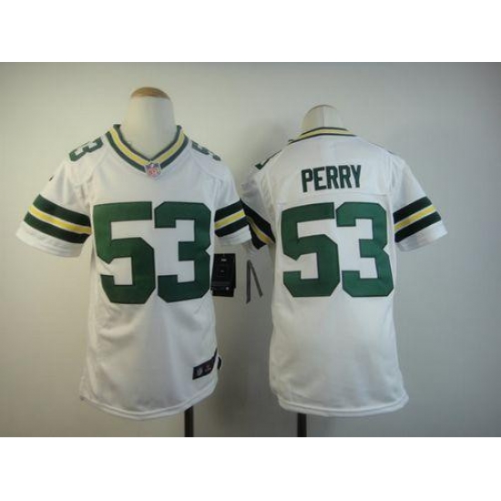 Nike Packers #53 Nick Perry White Youth Stitched NFL Elite Jersey Nike Packers #53 Nick Perry White Youth Stitched NFL Elite Jersey