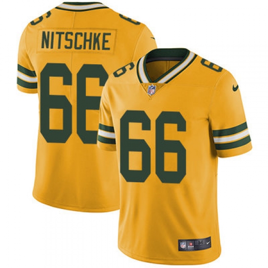 Nike Packers #66 Ray Nitschke Yellow Youth Stitched NFL Limited Rush Jersey Nike Packers #66 Ray Nitschke Yellow Youth Stitched NFL Limited Rush Jersey
