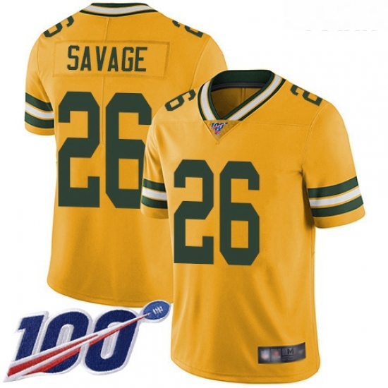 Packers #26 Darnell Savage Gold Youth Stitched Football Limited Inverted Legend 100th Season Jersey Packers #26 Darnell Savage Gold Youth Stitched Football Limited Inverted Legend 100th Season Jersey
