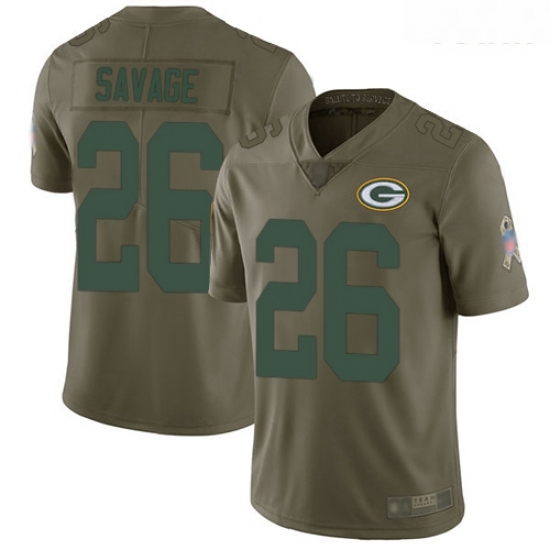 Packers #26 Darnell Savage Olive Youth Stitched Football Limited 2017 Salute to Service Jersey Packers #26 Darnell Savage Olive Youth Stitched Football Limited 2017 Salute to Service Jersey