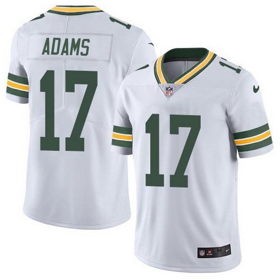 Youth Green Bay Packers 17 Davante Adams White Vapor Untouchable Stitched Jersey 