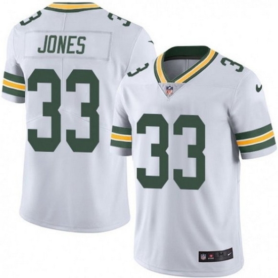 Youth Green Bay Packers 33 Aaron Jones White Vapor Untouchable Stitched Jersey Youth Green Bay Packers 33 Aaron Jones White Vapor Untouchable Stitched Jersey