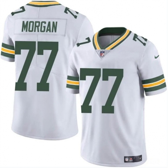 Youth Green Bay Packers 77 Jordan Morgan White 2024 Draft Vapor Untouchable Stitched Jersey Youth Green Bay Packers 77 Jordan Morgan White 2024 Draft Vapor Untouchable Stitched Jersey