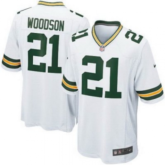 Youth Nike Green Bay Packers 21 Charles Woodson Game White Jerseys Youth Nike Green Bay Packers 21 Charles Woodson Game White Jerseys