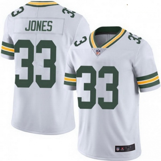 Youth Nike Green Bay Packers 33 Aaron Jones White Vapor Limited Jersey Youth Nike Green Bay Packers 33 Aaron Jones White Vapor Limited Jersey