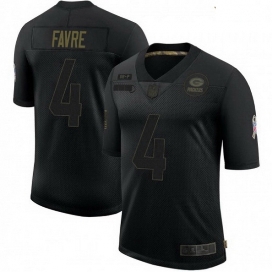 Youth Nike Green Bay Packers 4 Brett Favre 2020 Black Vapor Limited Jersey Youth Nike Green Bay Packers 4 Brett Favre 2020 Black Vapor Limited Jersey