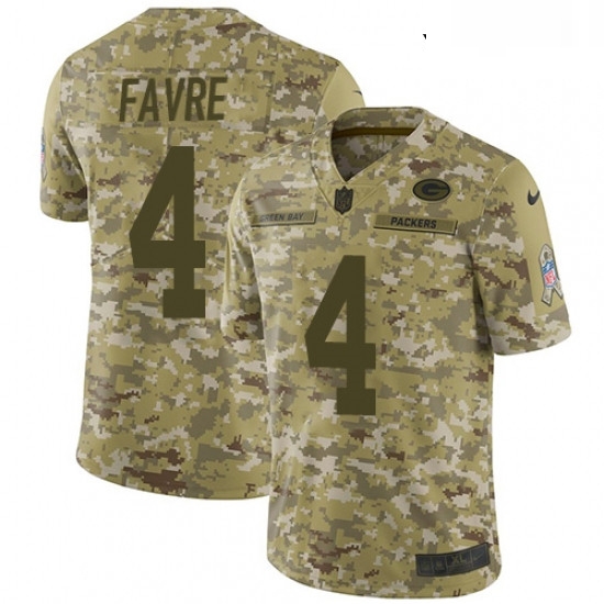 Youth Nike Green Bay Packers 4 Brett Favre Limited Camo 2018 Salute to Service NFL Jersey Youth Nike Green Bay Packers 4 Brett Favre Limited Camo 2018 Salute to Service NFL Jersey