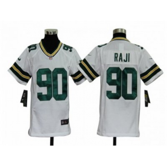 Youth Nike NFL Green Bay Packers #90 B.J. Raji White Jerseys Youth Nike NFL Green Bay Packers #90 B.J. Raji White Jerseys