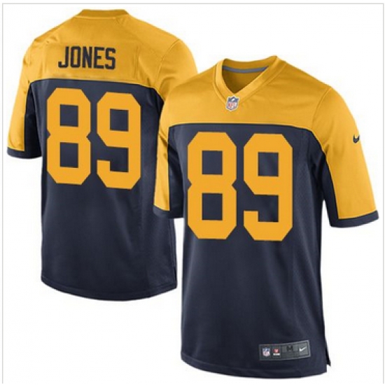 Youth Nike Packers #89 James Jones Navy Blue Alternate Stitched NFL Elite Jersey Youth Nike Packers #89 James Jones Navy Blue Alternate Stitched NFL Elite Jersey