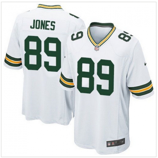 Youth Nike Packers #89 James Jones White Stitched NFL Elite Jersey Youth Nike Packers #89 James Jones White Stitched NFL Elite Jersey