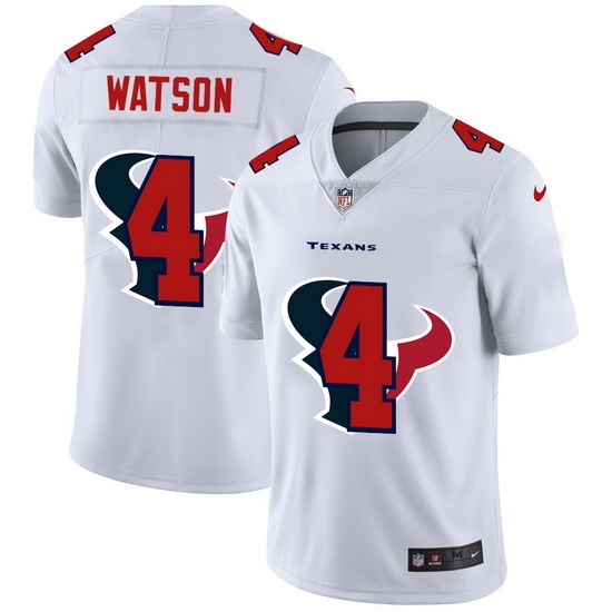Houston Texans 4 Deshaun Watson White Men Nike Team Logo Dual Overlap Limited NFL Jersey Houston Texans 4 Deshaun Watson White Men Nike Team Logo Dual Overlap Limited NFL Jersey