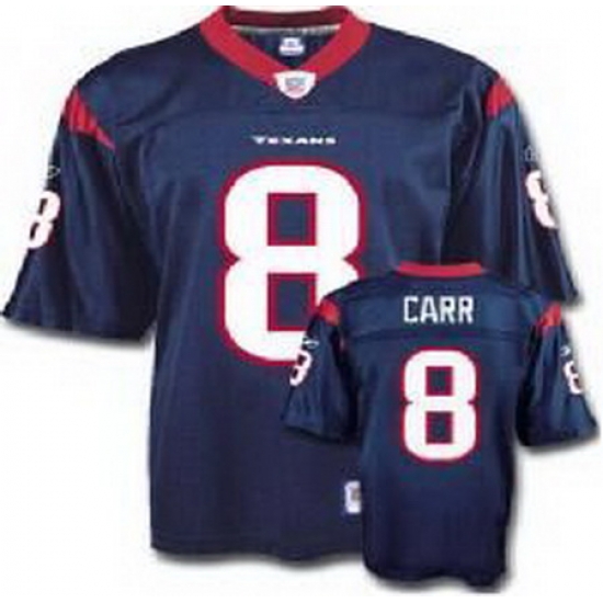 Houston Texans #8 Carr Mens Stitched NFL Custome Jersey Houston Texans #8 Carr Mens Stitched NFL Custome Jersey