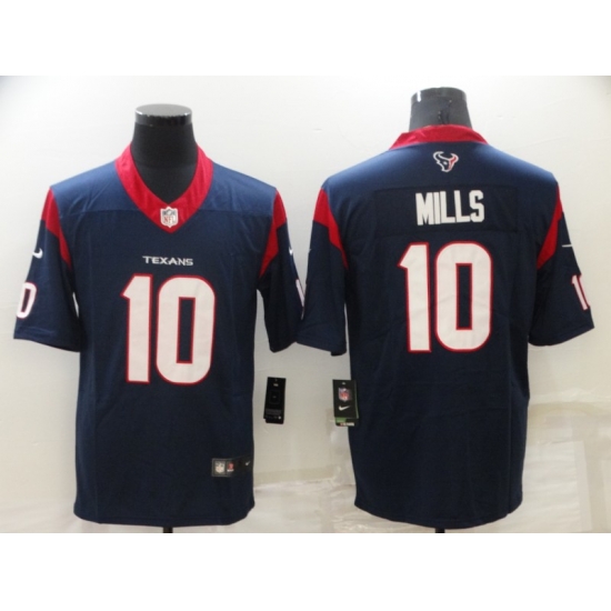 Men Houston Texans 10 Davis Mills Navy Vapor Untouchable Limited Stitched Jersey Men Houston Texans 10 Davis Mills Navy Vapor Untouchable Limited Stitched Jersey