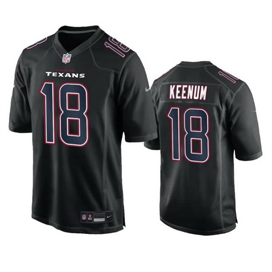 Men Houston Texans 18 Case Keenum Black Fashion Vapor Untouchable Limited Stitched Football Jersey Men Houston Texans 18 Case Keenum Black Fashion Vapor Untouchable Limited Stitched Football Jersey