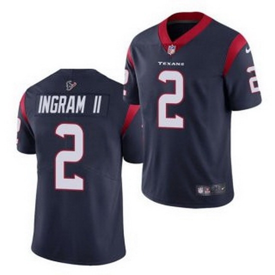 Men Houston Texans 2 Mark Ingram II Navy Vapor Untouchable Limited Stitched Jersey Men Houston Texans 2 Mark Ingram II Navy Vapor Untouchable Limited Stitched Jersey