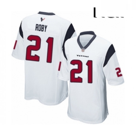 Men Houston Texans 21 Bradley Roby Game White Football Jersey Men Houston Texans 21 Bradley Roby Game White Football Jersey