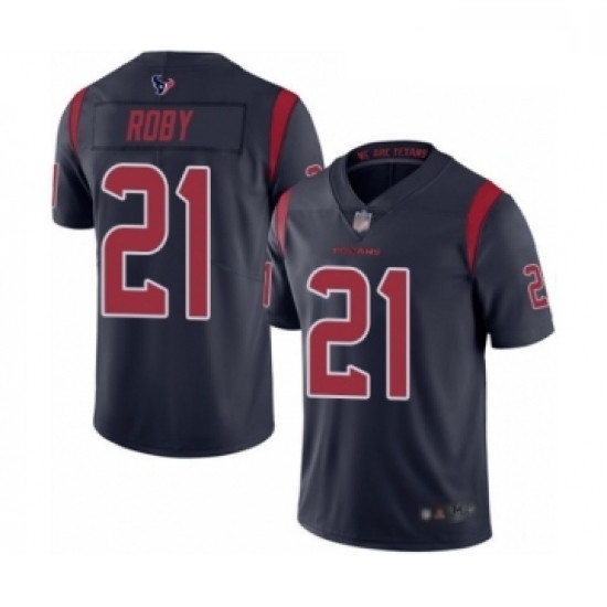 Men Houston Texans 21 Bradley Roby Limited Navy Blue Rush Vapor Untouchable Football Jersey Men Houston Texans 21 Bradley Roby Limited Navy Blue Rush Vapor Untouchable Football Jersey
