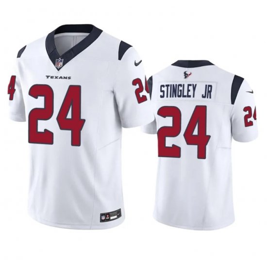Men Houston Texans 24 Derek Stingley Jr White 2023 F U S E Vapor Untouchable Stitched Football Jersey Men Houston Texans 24 Derek Stingley Jr White 2023 F U S E Vapor Untouchable Stitched Football Jersey